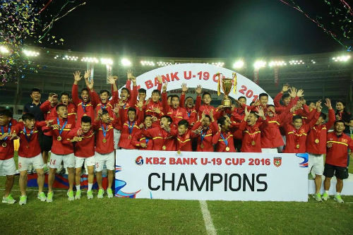 U19 KBZ Bank Cup 2016：越南U19队夺魁