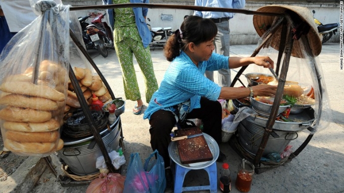 胡志明市跻身全球23座最佳街头美食城市