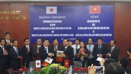 越日展开水利管理和适应气候变化合作