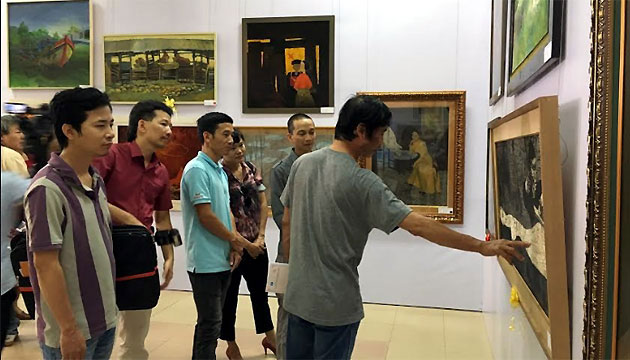 西北——越北美术展在莱州省开展
