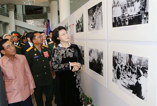 “1961至1975年时期传奇的胡志明小道老挝段”图片展正式开展