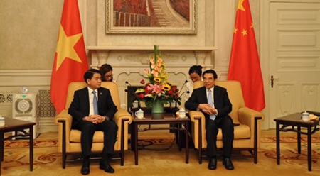 越南河内与中国北京发扬传统友好合作关系