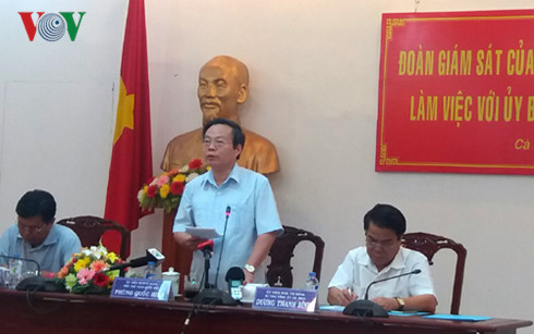 越南国会副主席冯国显调研金瓯省