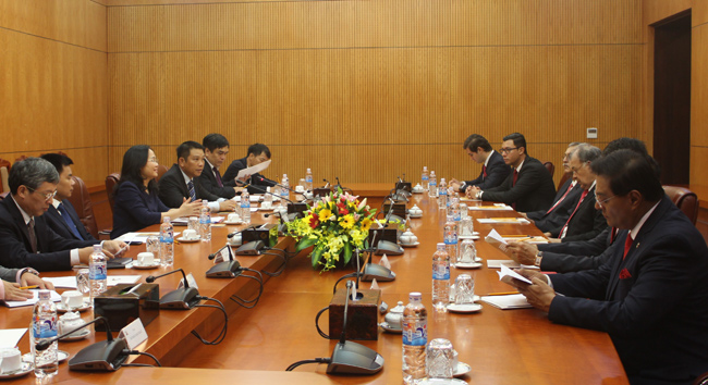 中央宣教部领导会见墨西哥劳动党总书记