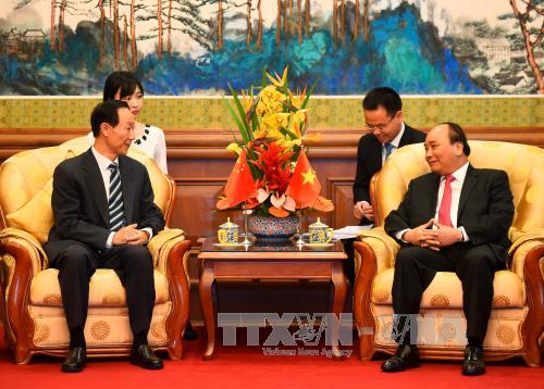 阮春福总理会见中国人民政治协商会议全国委员会副主席王家瑞