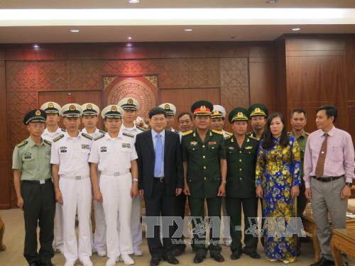 越南庆和省领导会见中国海军舰艇编队代表团