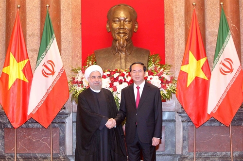 越南和伊朗发表联合声明