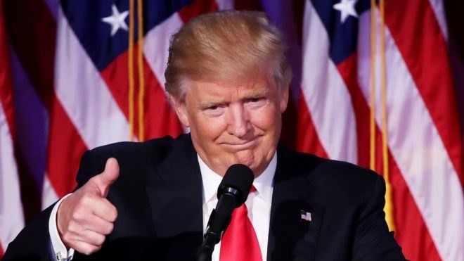 越南领导人向美国新任总统唐纳德•特朗普致贺电