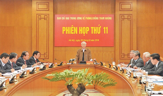 越共中央反腐败指导委员会召开第十一次会议