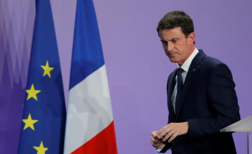 法国总理瓦尔斯宣布参加总统竞选