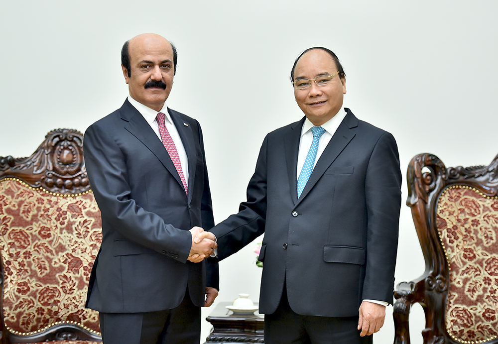 阮春福总理会见卡塔尔驻越大使