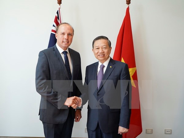 越南公安部长苏林对澳大利亚进行工作访问