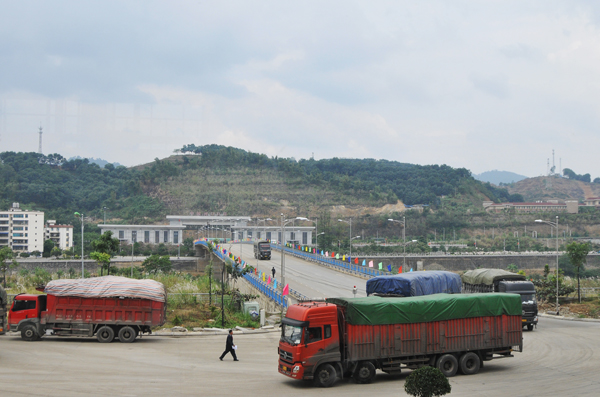 延长老街省金城国际口岸通关时间