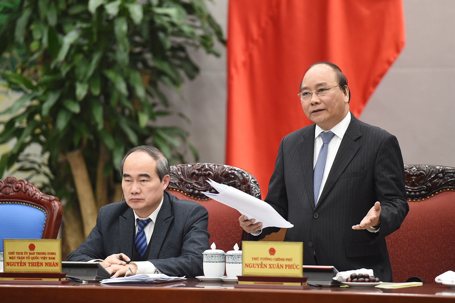 越南政府与越南祖国阵线中央委员会的联席会召开