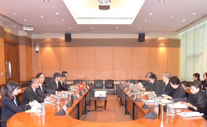 越南和泰国举行两国外交部第六次政治磋商