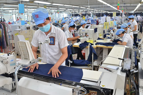 2017年第一季度越南对美国的出口额达87亿美元