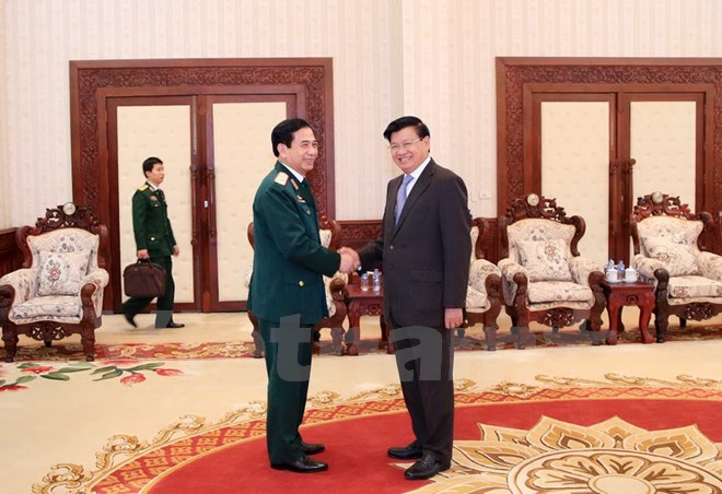 越南与老挝加强防务合作