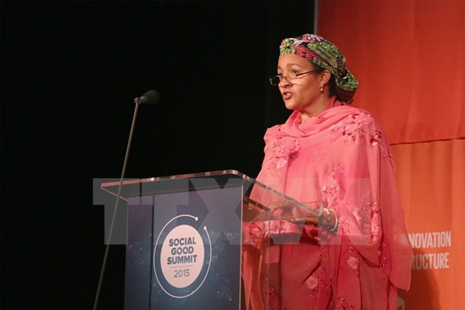 联合国常务副秘书长阿明娜•穆罕默德宣誓就职