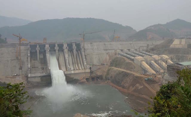 清化省中山水电厂2号机组并网成功