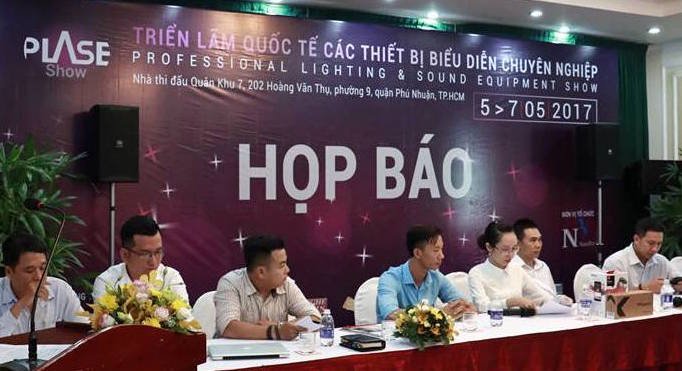 2017国际专业灯光、音响展览会在胡志明市举行