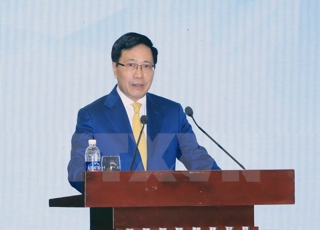 越南政府副总理兼外交部长范平明访美期间的各项活动