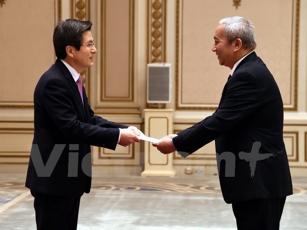 韩国代总统黄教安高度评价越韩关系