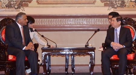 胡志明市与印度促进落实合作协议