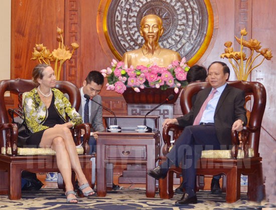 胡志明市领导会见美国驻胡志明市总领事