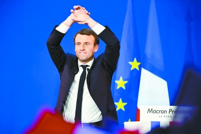 法国当选总统埃马纽埃尔•马克龙