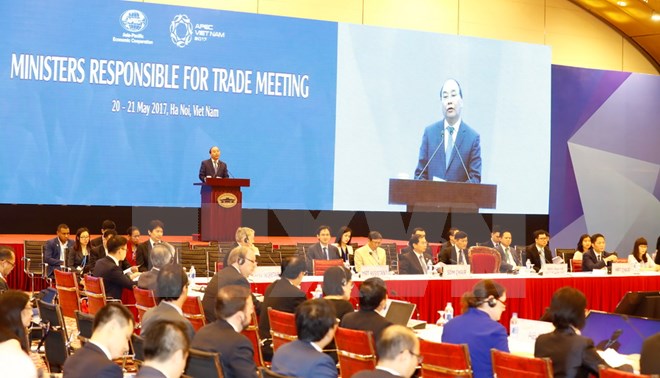 2017年APEC会议：阮春福总理出席APEC贸易部长会议开幕式