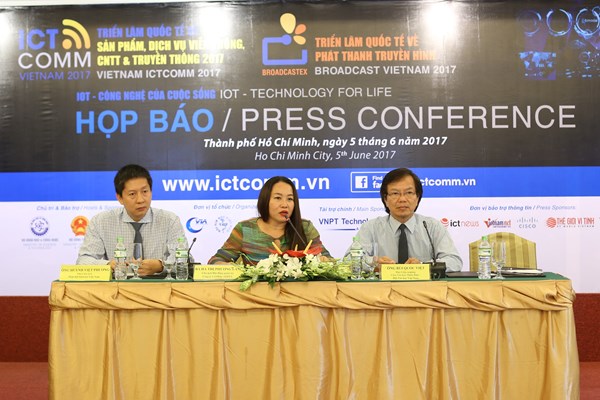 数百家企业参加Vietnam ICT Comm 2017和Broadcast Vietnam 2017
