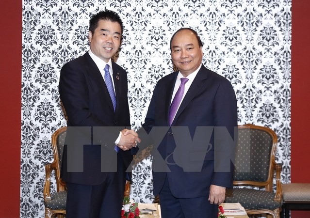 政府总理阮春福访问日本大阪府