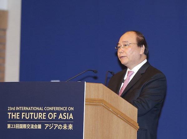 越南政府总理阮春福出席第23届“亚洲未来”国际会议并发表演讲