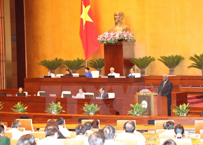 古巴全国人民政权代表大会主席埃斯特万出席越南国会会议
