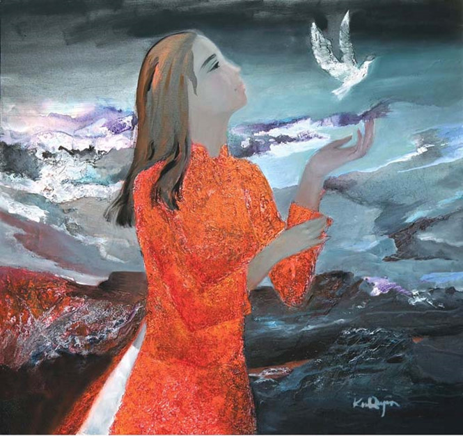 “北中南花色”画展亮相岘港市