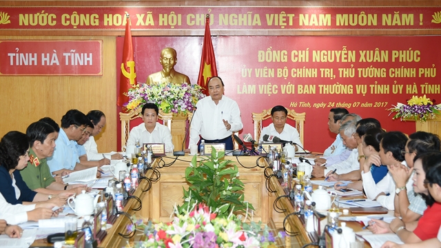 政府总理阮春福：河静省应将永昂经济区定位为中部地区乃至全国的发展动力
