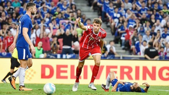 热身赛： 拜仁3-2力克切尔西