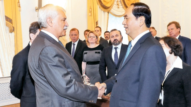 国家主席陈大光圆满结束对俄罗斯进行的正式访问