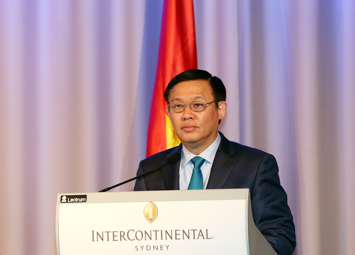 政府副总理王廷惠出席越澳企业对话会