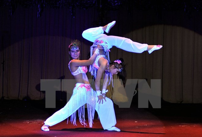 越南杂技团在古巴国际夏季杂技节获金奖