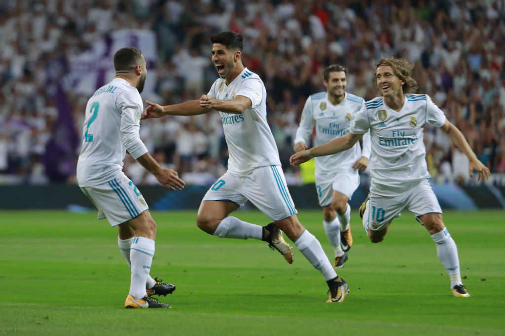 西超杯次回合 皇马2-0双杀巴萨