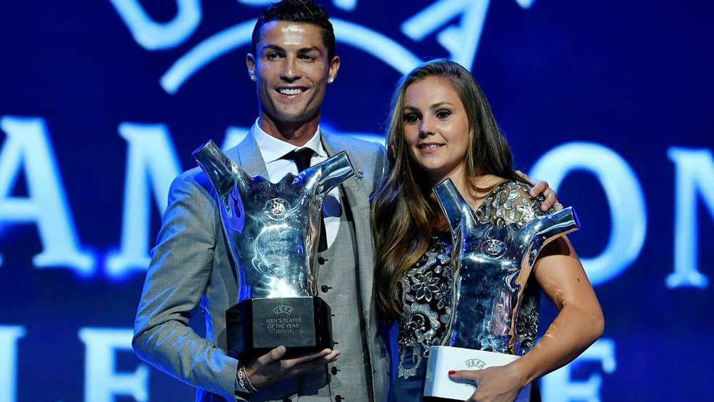C罗第三次当选欧足联年度最佳球员