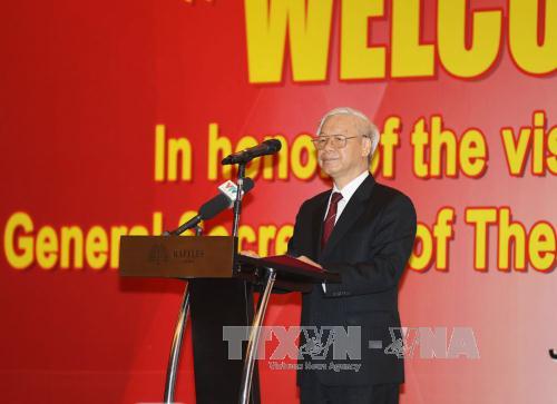 阮富仲总书记期望越南与印尼贸易投资合作将出现新变化