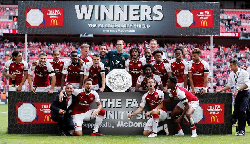 社区盾：阿森纳点胜10人切尔