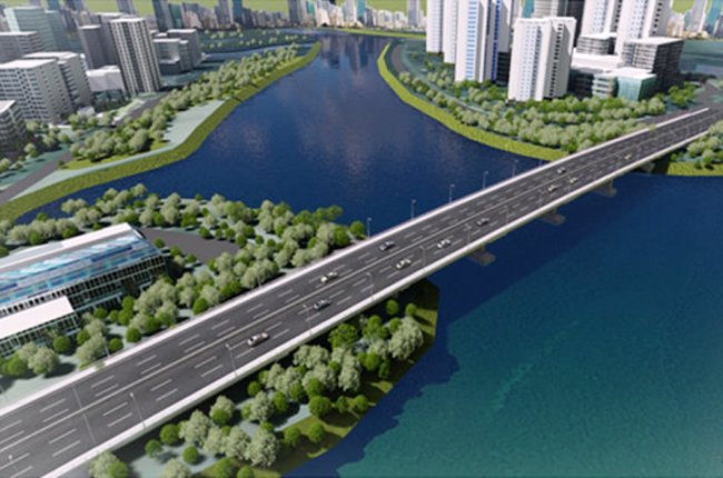 胡志明市拨发4930亿越盾建设金刚岛入岛大桥