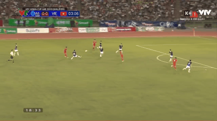 2019年亚洲杯预选赛：越南队客场2比1险胜柬埔寨队