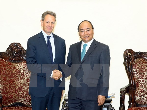 政府总理阮春福会见美国华平投资集团总裁