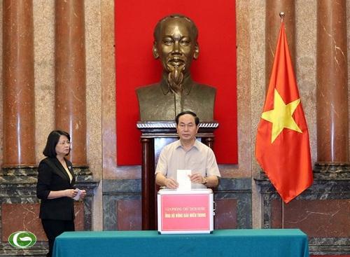 国家主席办公厅向第十号台风受灾民众捐款