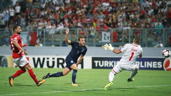 世预赛：英格兰大胜马耳他