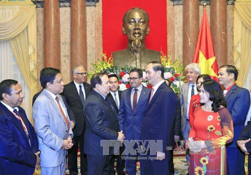 国家主席陈大光会见东南亚国家红十字会和红新月会领导代表